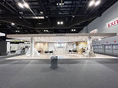 KOTLA-USA custom booth designed around brand, structure, r, and interactive features.