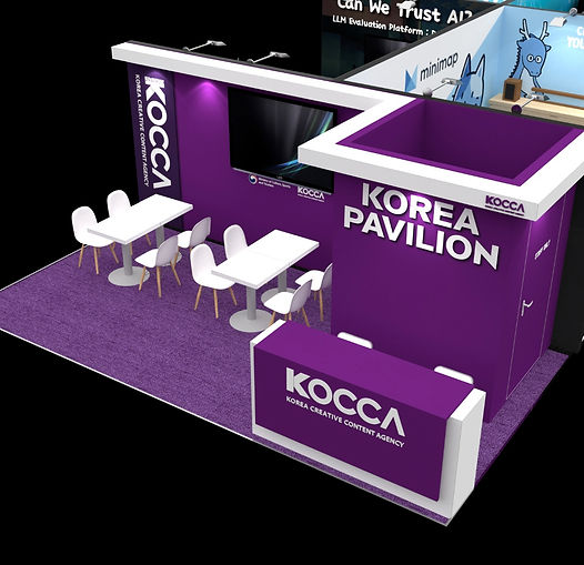 KOTLA-USA trade show booth design and fabrication for international exhibition, innovative and brand-focused