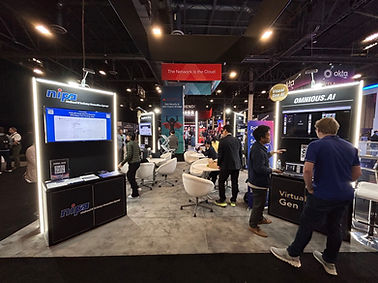 KOTLA-USA open booth with no partitions, easy access, and visitor engagement.