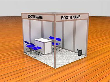 KOTLA-USA corner booth with two open sides, high visibility and engagement.
